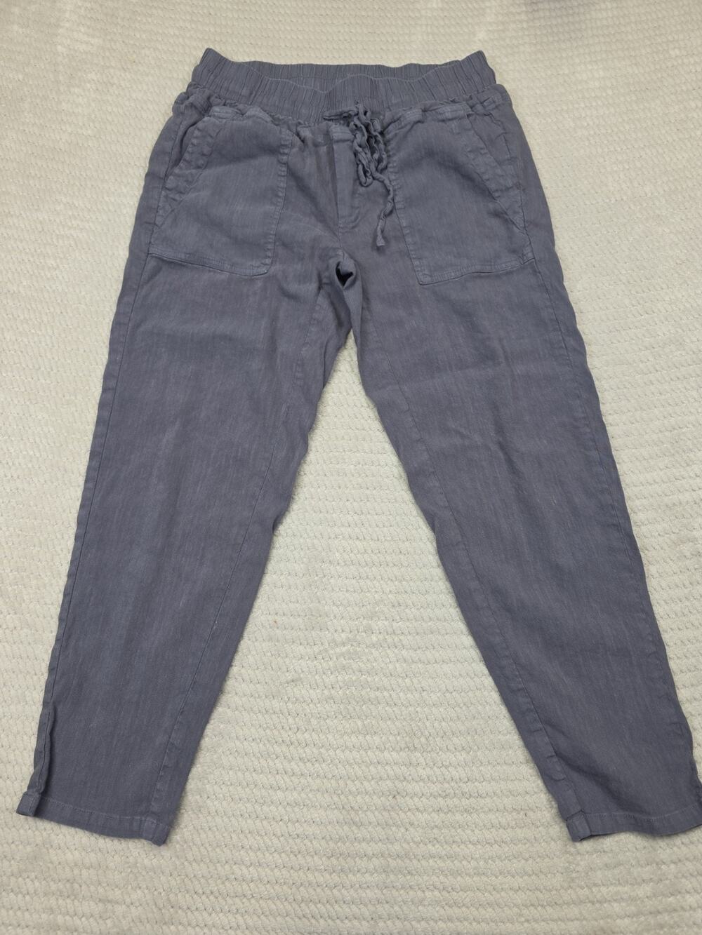 Kut From The Cloth Pants Womens Small Linen Blend Pull On